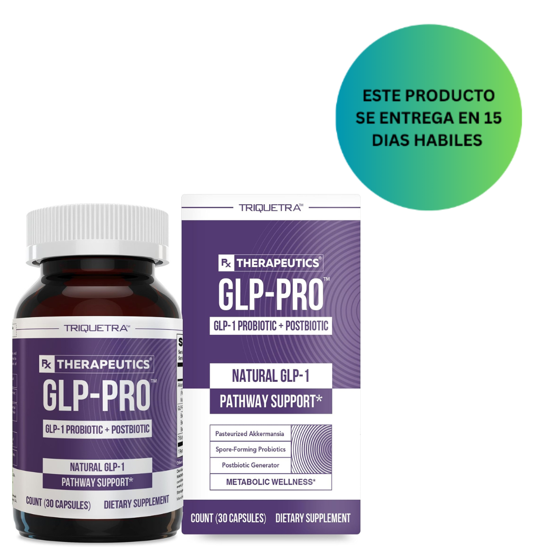 Triquetra, GLP-Pro: Mezcla de probióticos y postbióticos para el apoyo natural de GLP-1 — Akkermansia MucT, 30 capsulas