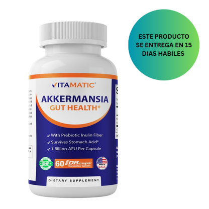Vitamatic Akkermansia Muciniphila Salud Intestinal - 60 Cápsulas
