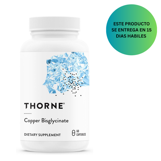 THORNE - Bisglicinato de cobre 60 cápsulas