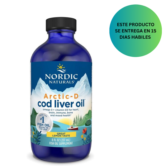Nordic Naturals Arctic-D Cod Liver Oil, 237 ml