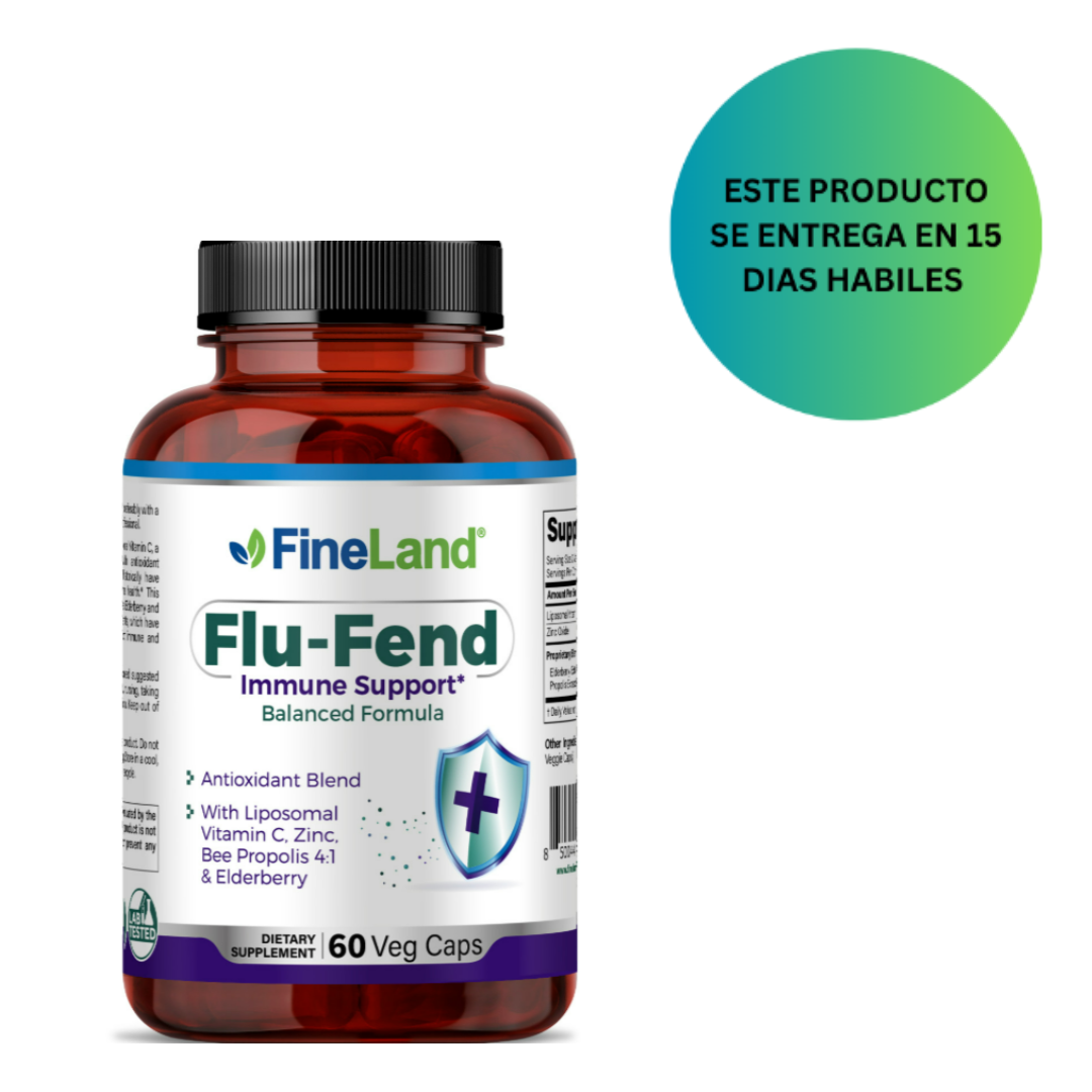 Fineland Flu-Fend, 60 capsulas