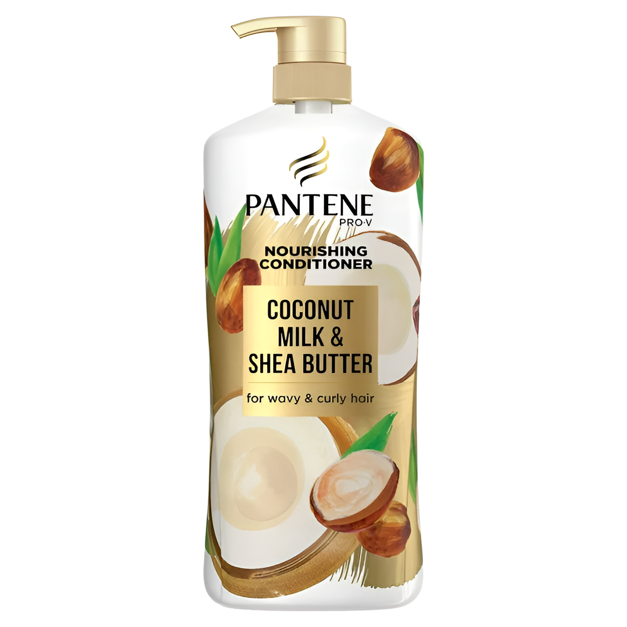 Pantene Pro-V Acondicionador nutritivo Leche de coco y manteca de karité (38,2 onzas líquidas)