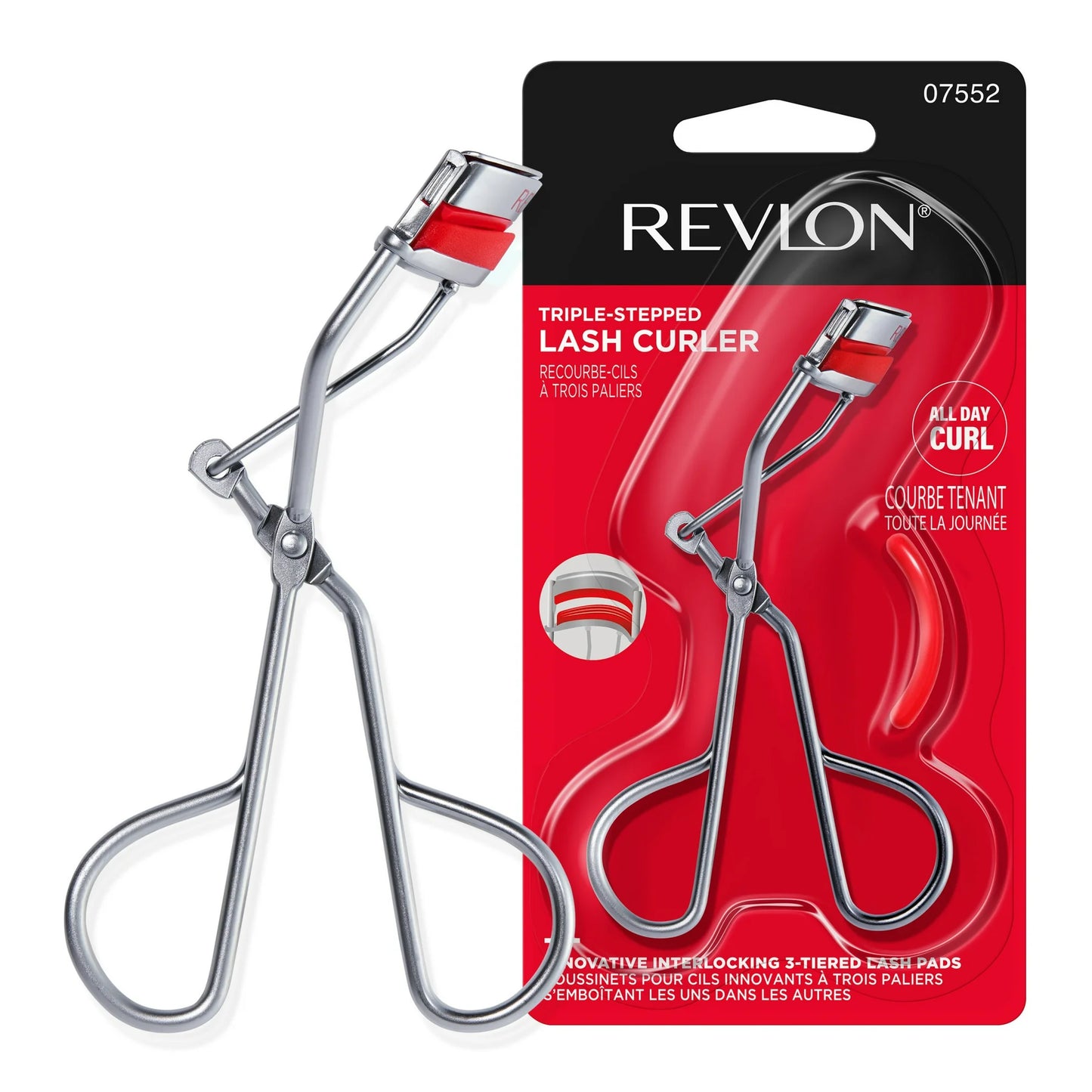 Revlon Rizador para pestañas triple escalón- Rojo