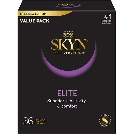 SKYN Elite - Preservativos ultrafinos y lubricados sin látex