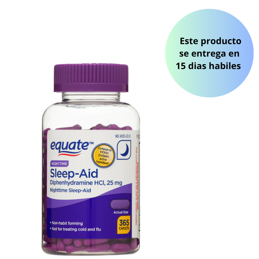 Sleep-Aid 25mg , 365 caplets - Equate