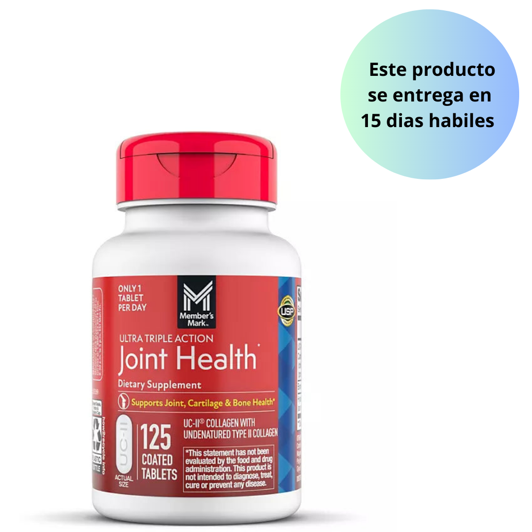 Member's Mark Ultra Triple Action Joint Health 125 tabletas