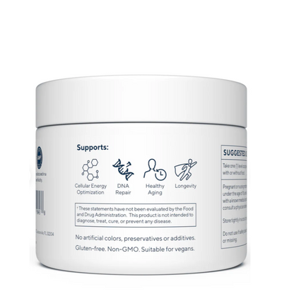 NMN (Nicotinamide Mononucleotide) Pure Powder Fast dissolve NAD+ boosting powder- 100 gramos