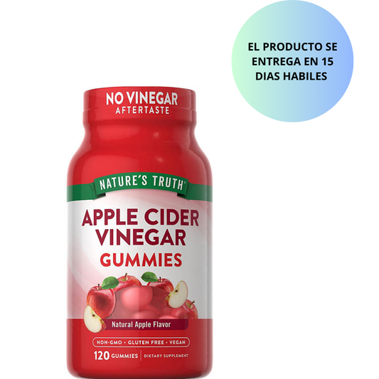 Nature's Truth Apple Cider Vinegar 400mg 120 GOMITAS