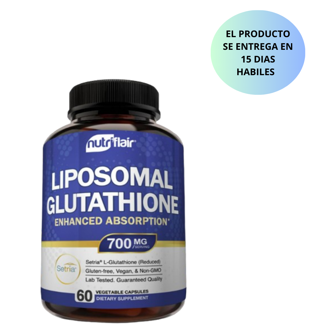 NutriFlair Liposomal Glutathione Setria® 700mg - 60 Capsulas