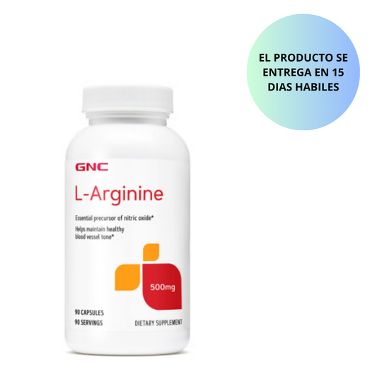 GNC - L-Arginine 500 mg - 90 Capsules