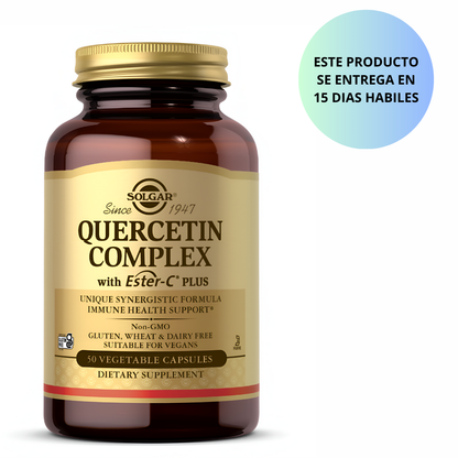 Solgar – Quercetin Complex con Ester-C Plus,  50 Cápsulas