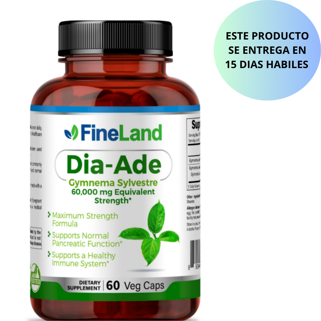 Dia-Ade 60,000mg, 60 capsulas vegetarianas - Fineland