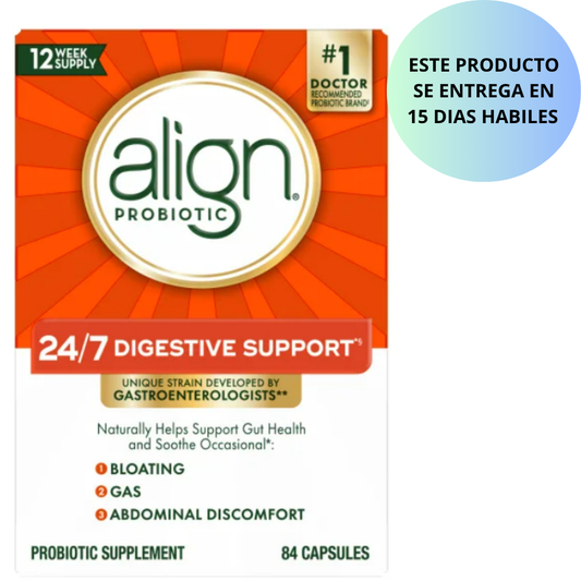 Probiotico Align , Apoyo digestivo , 84 Capsulas