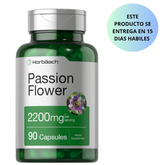 Horbaach - Passion Flower 2200mg, 90 capsulas