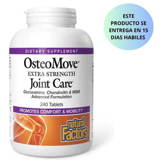 Natural Factor - OsteoMove Extra Strength Joint Care. 240 tabletas