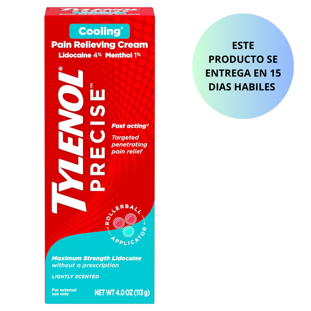 Tylenol precise cooling crema analgésica 113g