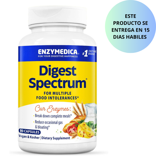 Enzymedica – Digest Spectrum, múltiples alimentos Intolerancia Fórmula, 90 Cápsulas