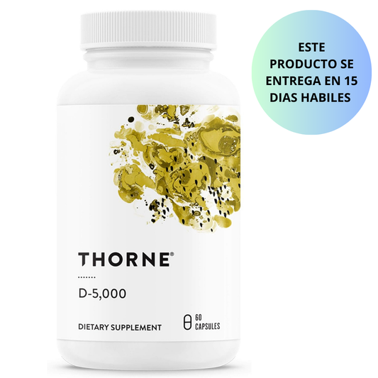 Thorne - Vitamina D- 5,000 - 60 capsulas