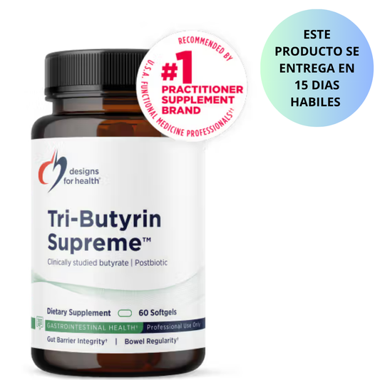 Designs for Health- Tri-Butyrin Supreme, 60 capsulas