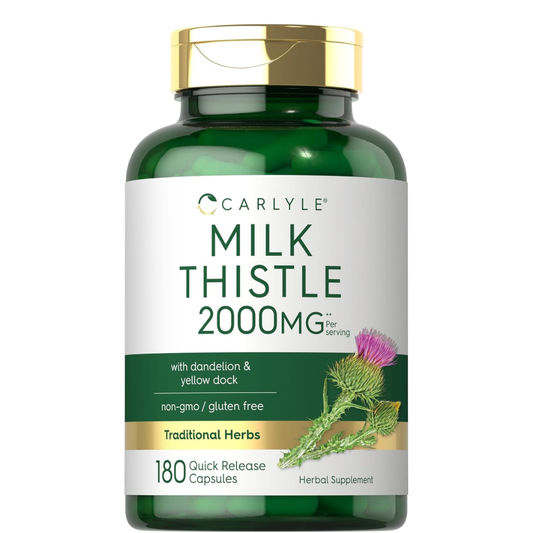 Carlyle Milk Thistle 2000 mg 180 cápsulas