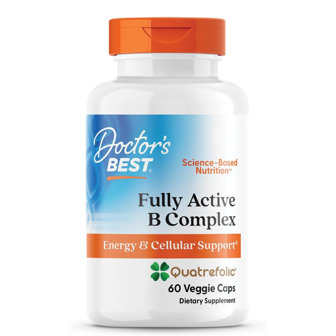 DOCTOR BEST Fully Active B complex con Quatrefolic -  Cápsulas
