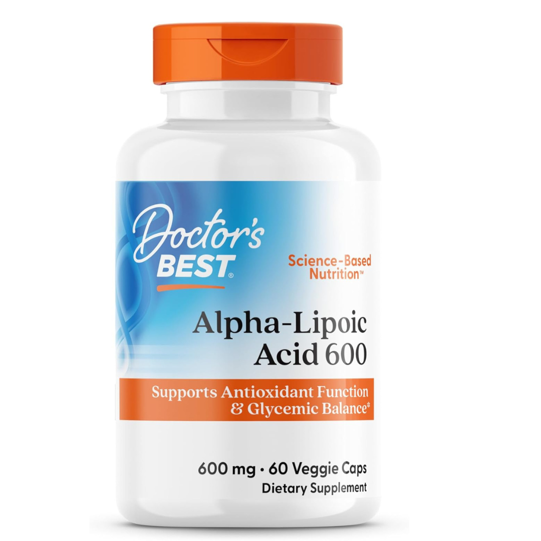 Doctor's Best Alpha-Lipoic Acid 600, 600 mg,  60 Capsulas
