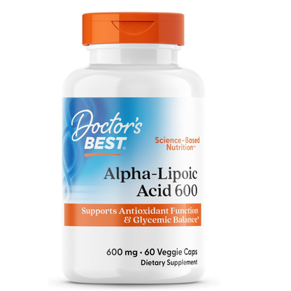Doctor's Best Alpha-Lipoic Acid 600, 600 mg,  60 Capsulas