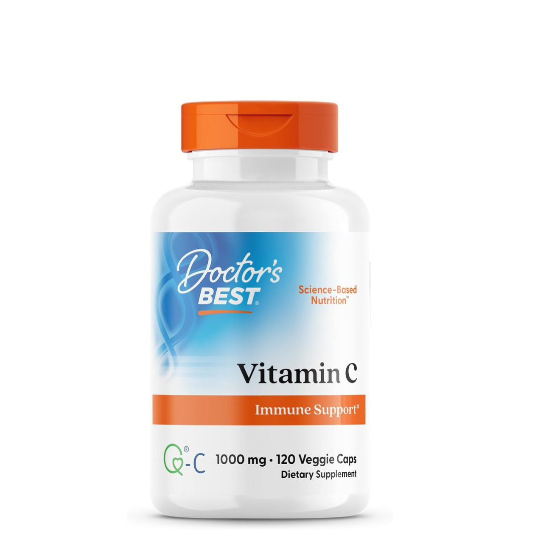 Vitamina C con Qualic 1000mg , 120 capsulas - Doctor Best