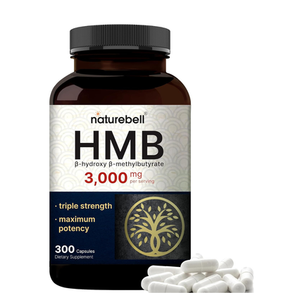 NatureBell HMB 3,000 mg por porción | 300 cápsulas