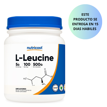 Nutricost L-leucina pura en polvo - 500gr