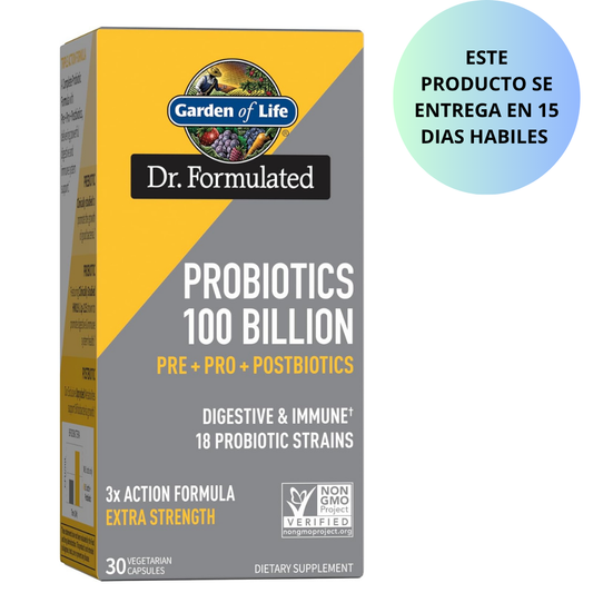 Garden of Life Dr Formulated - Suplemento completo 3 en 1 hombres y mujers 100billion  30 unidades