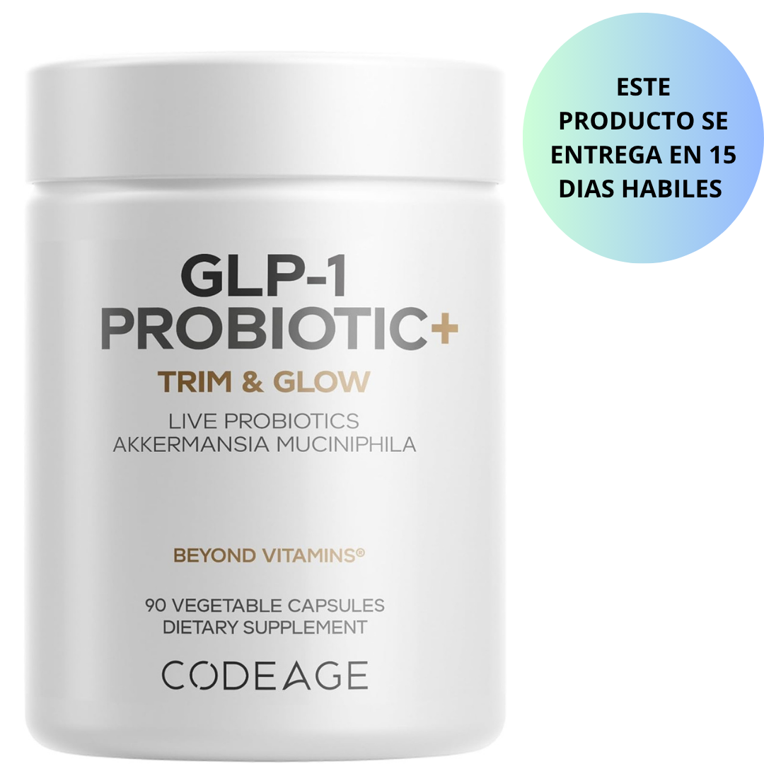 Codeage GLP-1 Probiotic vivos -500 MILLONES -90 capsulas
