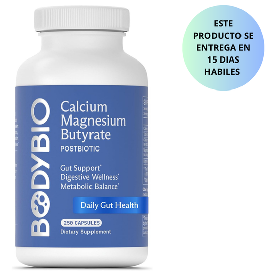 BodyBio Calcio/ Magnesio butyrate 250 capsulas