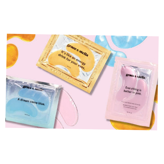 Grace & Stella Mascarilla galardonada para debajo de los ojos que reduce las ojeras