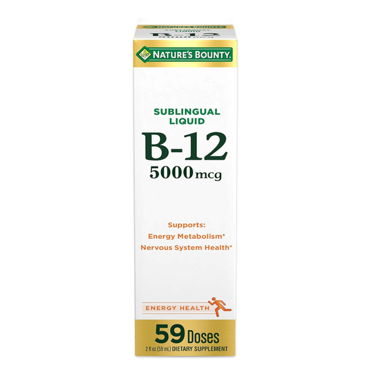 Natures Bounty -  vitamina B-12 Liquido 5000mcg, 59ml