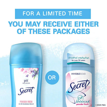 SECRET PH BALANCEADO DESODORANTE SÓLIDO INVISIBLE ORIGINAL 73g