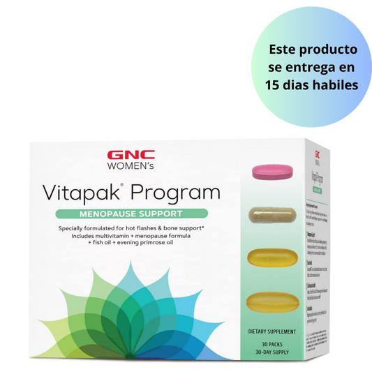 Vitapak Menopausia support , 30 vitapaks - GNC