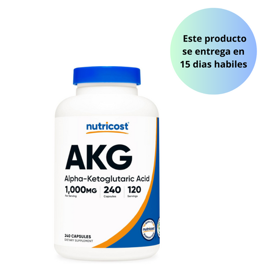 Nutricost AKG 1,000mg - 240 capsulas