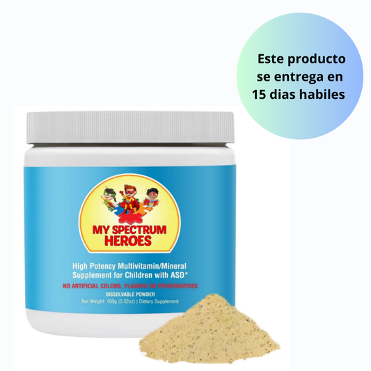My Spectrum Heroes multivitaminico en polvo para niños
