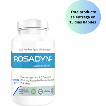 Rosadyn +, supports healthy skyn - 60 capsulas