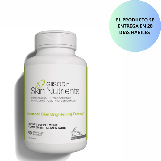 Glisodin Skin Nutrients Advanced Skin Brightening Formula , 90 capsulas