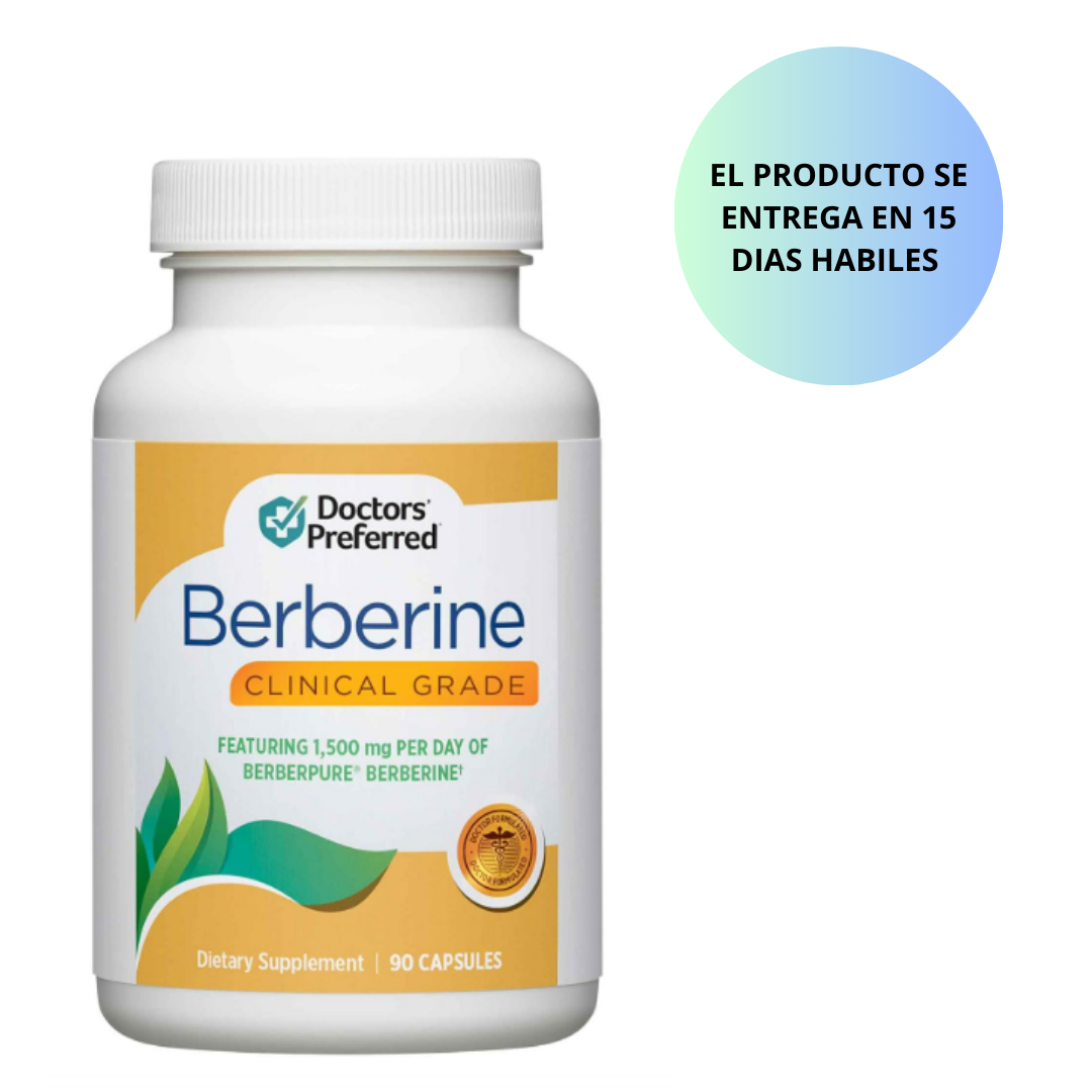 Doctors' Preferred Berberine Cápsulas de Grado Clínico, 105 Unidades