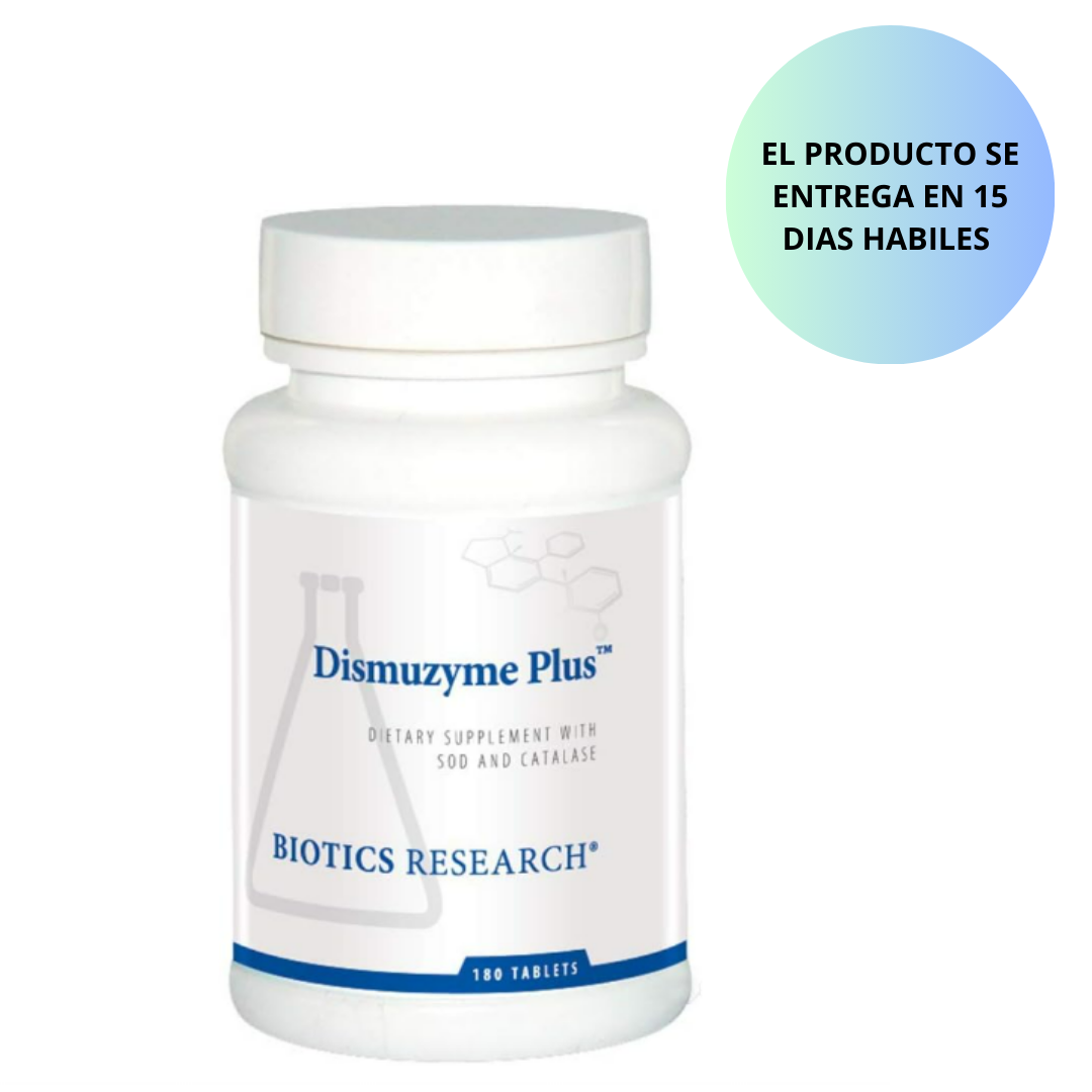 Biotics Research Dismuzyme Plus Alta Actividad Antioxidante -180 Tabletas