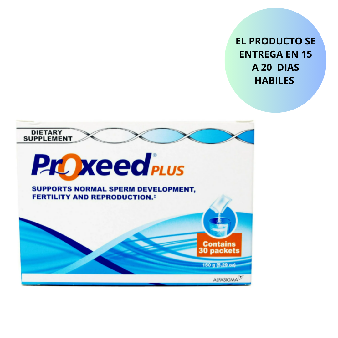 Proxeed Plus para Hombre Suplemento de Mezcla de Fertilidad 30 Packs