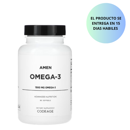 Codeage- Amen, Omega-3, 1,500 mg, 90 capsulas (1.500 mg per capsulas)