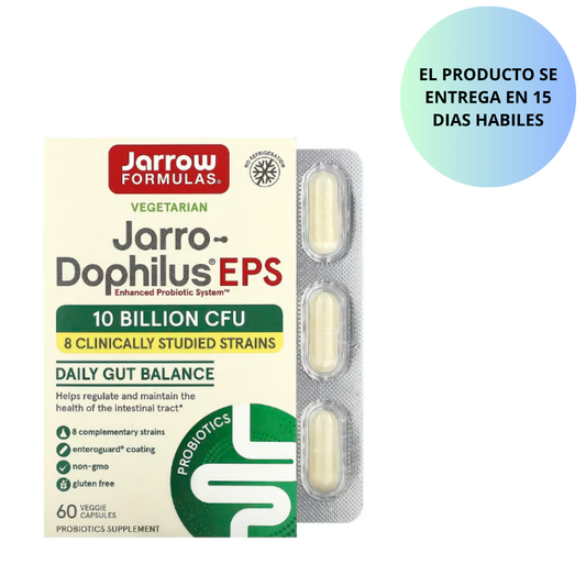 Jarrow Formulas, Jarro-Dophilus EPS, 10 Billion CFU, 60 Veggie Capsules