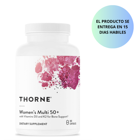 Thorne - Women´s Multivitaminico 50+ , 180 capsulas