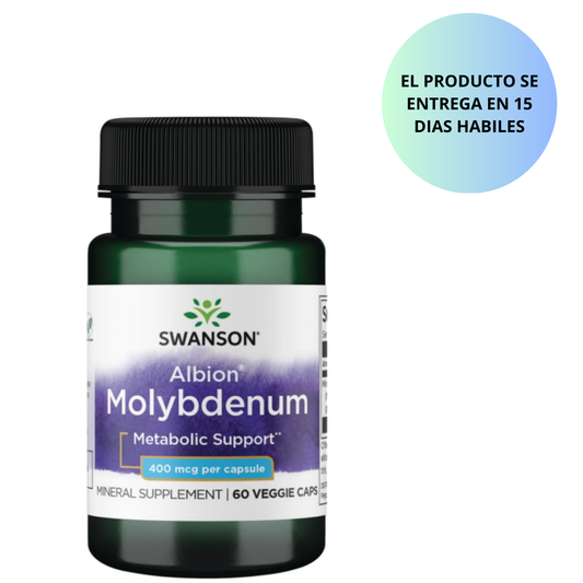 Swanson - Albion Molybdenum 400mcg , 60 capsulas