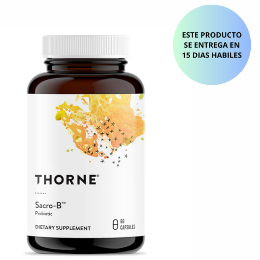 THORNE - Probiótico Sacro-B , 60 capsulas