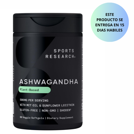 Sport Research - Ahwagandha 500mg , 60 capsulas